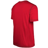 T-shirt New Era rouge Tampa Bay Buccaneers Third Down à imprimé en relief pour homme