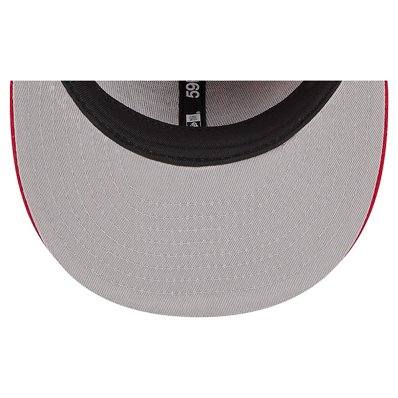 Casquette ajustée New Era rouge Tampa Bay Buccaneers Tri-Hit 59FIFTY pour homme