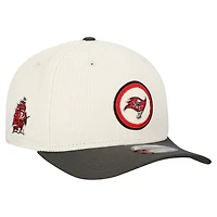 Men's New Era  Stone Tampa Bay Buccaneers  Loyal Corduroy 9SEVENTY Adjustable Hat