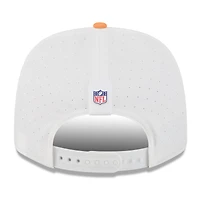 Men's New Era  White/Orange Tampa Bay Buccaneers 2025 NFL Training Camp Throwback Logo 9SEVENTY Adjustable Hat
