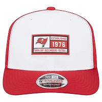 Casquette ajustable 9SEVENTY blanche/rouge des Tampa Bay Buccaneers de New Era pour homme