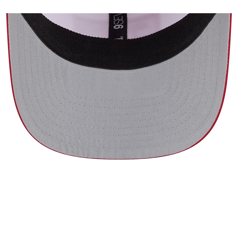 Men's New Era  White/Red Tampa Bay Buccaneers Established Patch 9SEVENTY Adjustable Hat