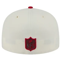 Men's New Era  White/Red Tampa Bay Buccaneers Main 59FIFTY Fitted Hat