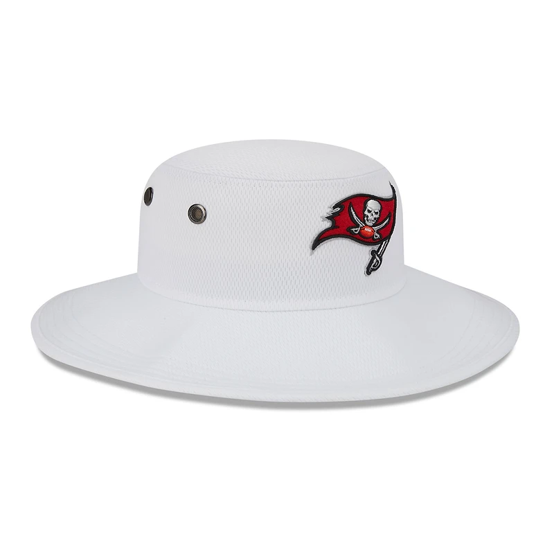 Men's New Era  White Tampa Bay Buccaneers 2023 NFL Training Camp Panama Bucket Hat