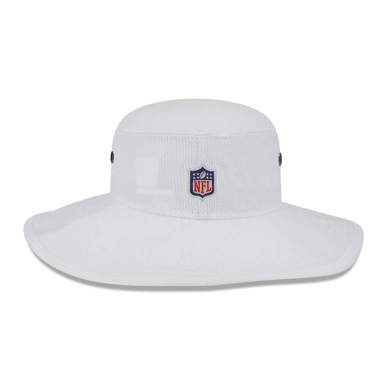 Chapeau bob Panama New Era Tampa Bay Buccaneers 2023 NFL Training Camp pour homme, blanc