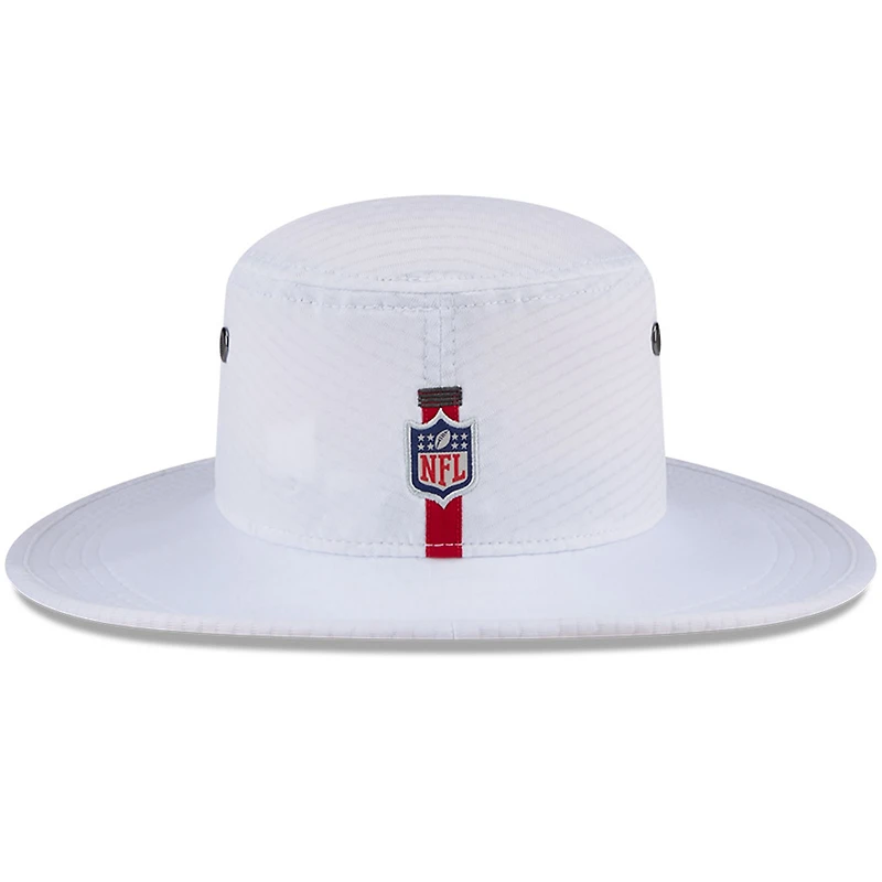 Bob New Era blanc Tampa Bay Buccaneers 2024 NFL Training Camp Panama pour hommes