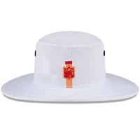 Men's New Era White Tampa Bay Buccaneers 2024 NFL Training Camp Panama Bucket Hat