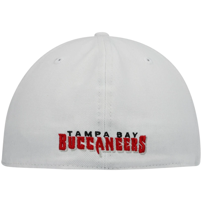 Men's New Era White Tampa Bay Buccaneers Omaha Alternate Logo 59FIFTY Fitted Hat