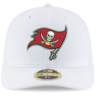 Casquette ajustée 59FIFTY pour homme Tampa Bay Buccaneers Omaha Low Profile New Era blanche