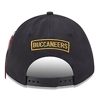 Men's New Era x Alpha Industries  Black Tampa Bay Buccaneers A-Frame 9FORTY Adjustable Hat