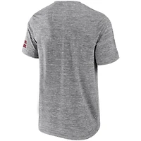 Collection NFL x Darius Rucker pour hommes par Fanatics T-shirt Henley flammé gris chiné des Buccaneers de Tampa Bay