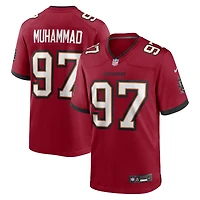 Men's Nike Al-Quadin Muhammad Red Tampa Bay Buccaneers Team Game Jersey