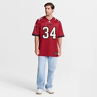 Men's Nike Alex Anzalone Red Tampa Bay Buccaneers Team Game Jersey