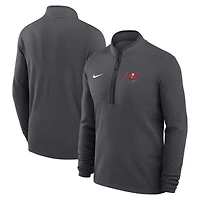 Pull Nike léger Victory Dri-FIT demi-zippé anthracite des Tampa Bay Buccaneers pour homme