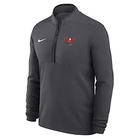 Men's Nike Anthracite Tampa Bay Buccaneers Lightweight Victory Dri-FIT Half-Zip Pullover