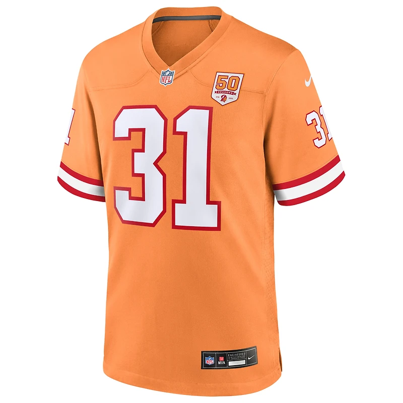 Men's Nike Antoine Winfield Jr. Creamsicle  Tampa Bay Buccaneers 50th Season Game Jersey