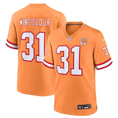 Men's Nike Antoine Winfield Jr. Creamsicle  Tampa Bay Buccaneers 50th Season Game Jersey