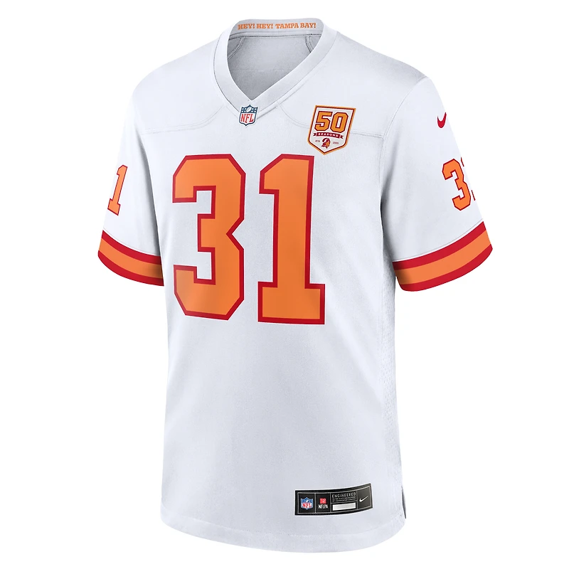 Men's Nike Antoine Winfield Jr. White '76 Tampa Bay Buccaneers 50th Season Game Jersey