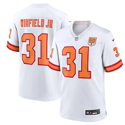 Men's Nike Antoine Winfield Jr. White '76 Tampa Bay Buccaneers 50th Season Game Jersey