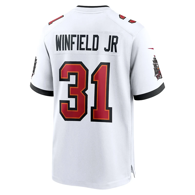 Men's Nike Antoine Winfield Jr. White Tampa Bay Buccaneers 50th Season Patch Game Jersey