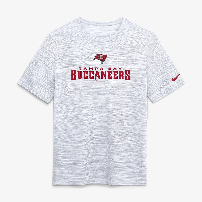 T-shirt de course Nike Ash Tampa Bay Buccaneers Velocity Endurance Run Dri-FIT pour homme
