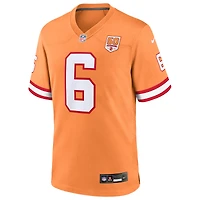 Men's Nike Baker Mayfield Creamsicle  Tampa Bay Buccaneers 50th Season Game Jersey