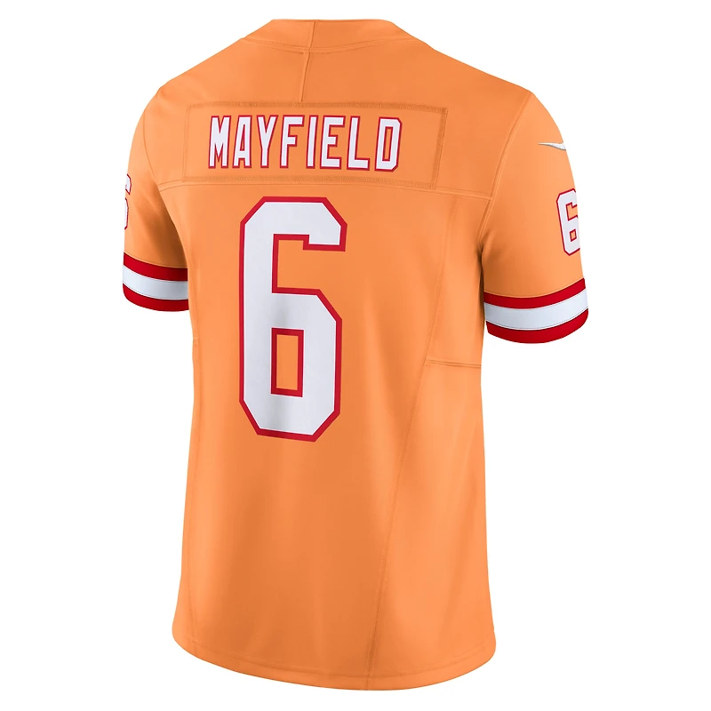 Maillot Nike Baker Mayfield Orange Tampa Bay Buccaneers 2nd Alternate Vapor F.U.S.E. Limited pour homme