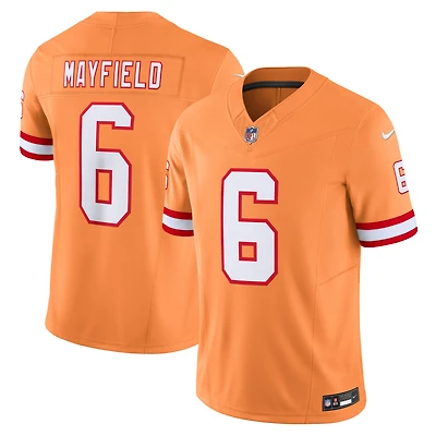 Maillot Nike Baker Mayfield Orange Tampa Bay Buccaneers 2nd Alternate Vapor F.U.S.E. Limited pour homme