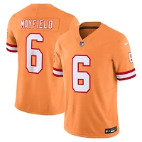 Men's Nike Baker Mayfield Orange Tampa Bay Buccaneers 2nd Alternate Vapor F.U.S.E. Limited Jersey