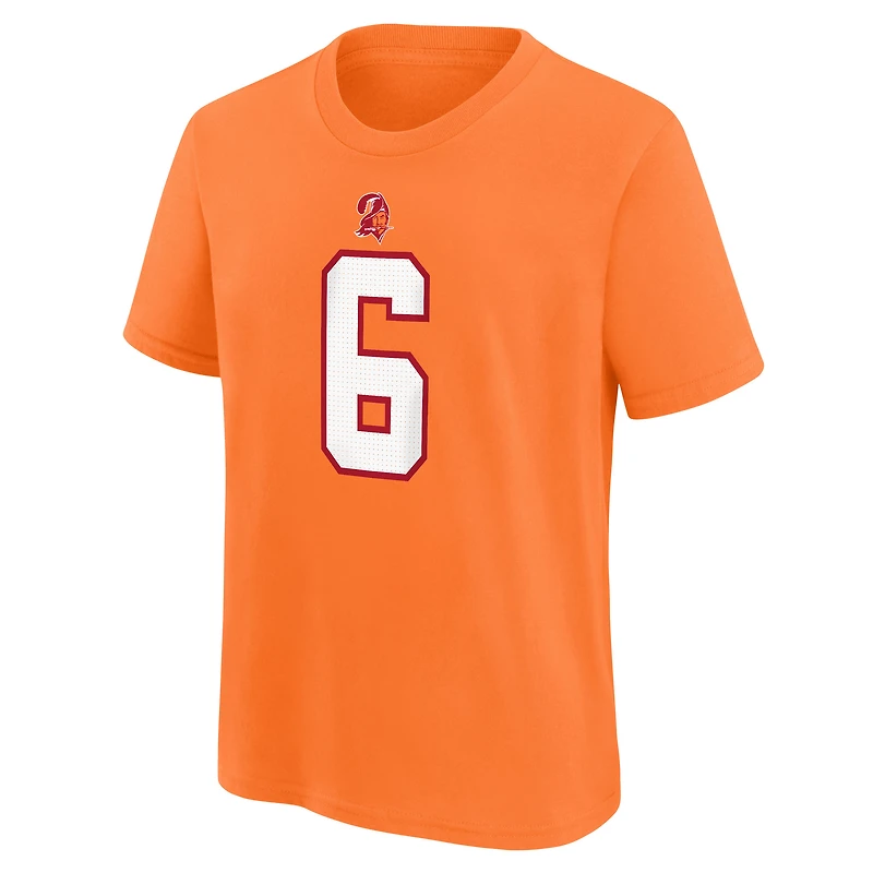 Men's Nike Baker Mayfield Orange Tampa Bay Buccaneers Player Name & Number T-Shirt