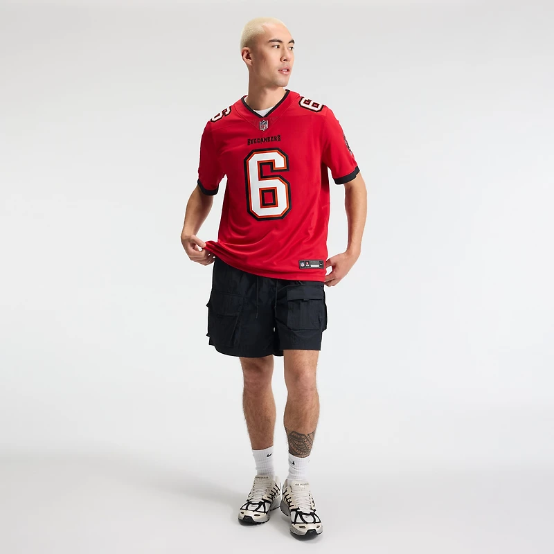 Maillot Nike Baker Mayfield rouge Tampa Bay Buccaneers Vapor Untouchable Limited pour homme