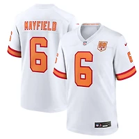 Men's Nike Baker Mayfield White '76 Tampa Bay Buccaneers 50th Season Game Jersey