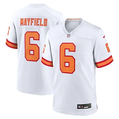 Men's Nike Baker Mayfield White '76 Tampa Bay Buccaneers Player Game Jersey