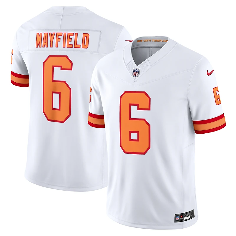 Maillot Nike Baker Mayfield blanc '76 des Tampa Bay Buccaneers Vapor F.U.S.E. Player Limited pour homme