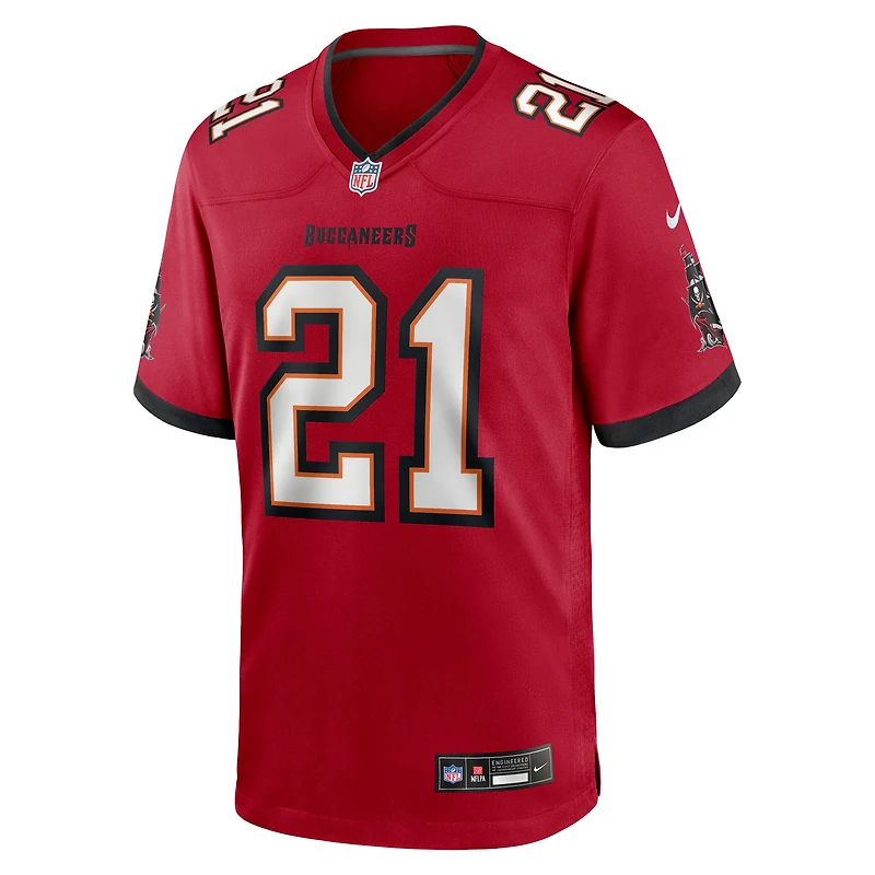 Maillot Nike Benjamin Morrison rouge des Buccaneers de Tampa Bay pour homme