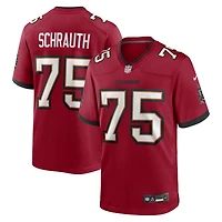 Maillot de match Nike Billy Schrauth rouge des Buccaneers Tampa Bay pour homme