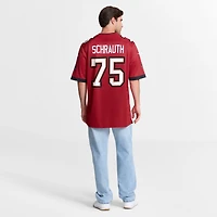 Men's Nike Billy Schrauth Red Tampa Bay Buccaneers Team Game Jersey