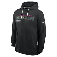Sweat à capuche Nike noir Tampa Bay Buccaneers NFL Crucial Catch 2025 pour homme, édition Standard Dri-FIT