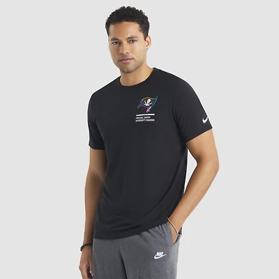 T-shirt Nike noir Tampa Bay Buccaneers 2025 Crucial Catch Tri-Blend Dri-FIT pour homme