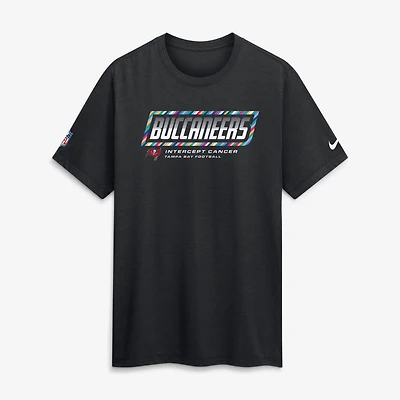 T-shirt Nike noir pour homme Tampa Bay Buccaneers 2026 NFL Crucial Catch Tri-Blend Dri-FIT