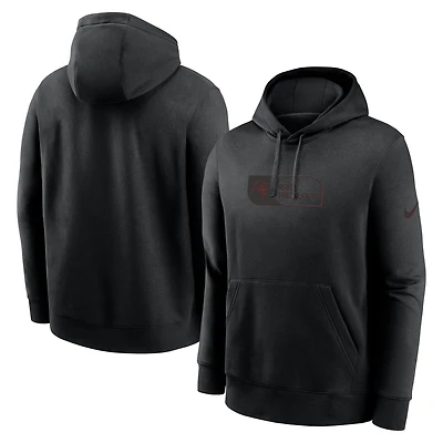 Sweat à capuche Nike noir pour homme des Tampa Bay Buccaneers Edge Pack French Terry Club