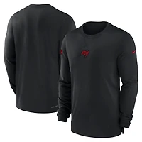Men's Nike Black Tampa Bay Buccaneers Sideline Performance Long Sleeve T-Shirt