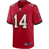 Men's Nike Brad Johnson Red Tampa Bay Buccaneers Game Retired Player Jersey