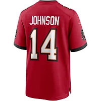 Men's Nike Brad Johnson Red Tampa Bay Buccaneers Game Retired Player Jersey