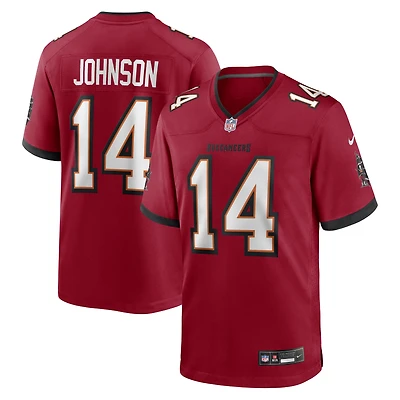 Maillot de joueur retraité Nike Brad Johnson des Tampa Bay Buccaneers pour hommes, rouge