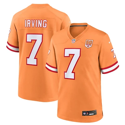 Men's Nike Bucky Irving Creamsicle  Tampa Bay Buccaneers 50th Season Game Jersey