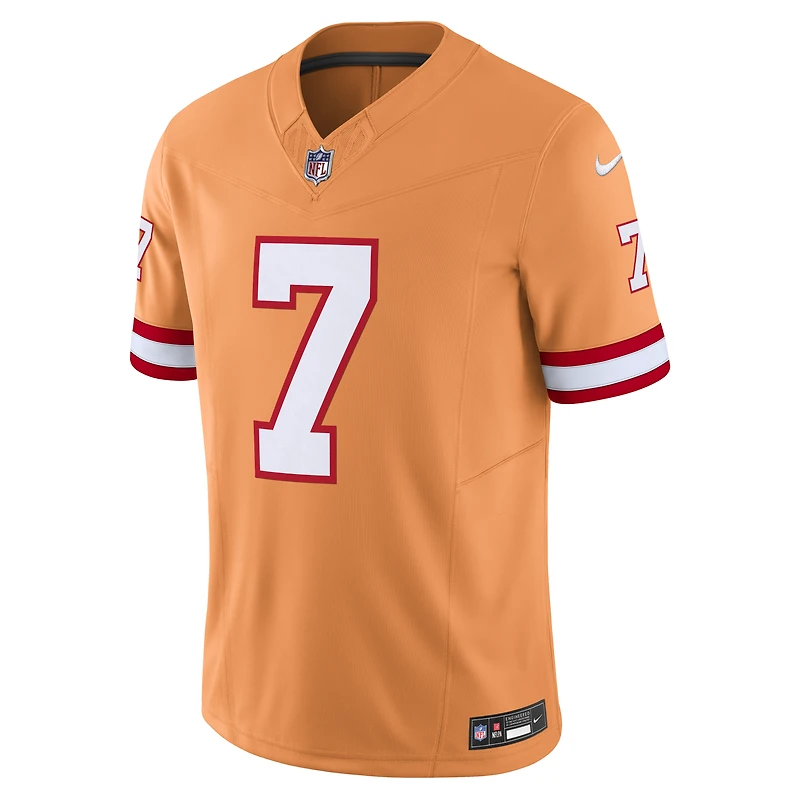 Maillot Nike Bucky Irving orange Tampa Bay Buccaneers Alternate 2 Throwback Vapor F.U.S.E. Limited pour homme