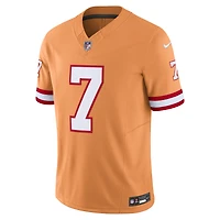 Maillot Nike Bucky Irving orange Tampa Bay Buccaneers Alternate 2 Throwback Vapor F.U.S.E. Limited pour homme