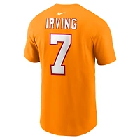 Men's Nike Bucky Irving Orange Tampa Bay Buccaneers Player Name & Number T-Shirt