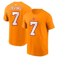 Men's Nike Bucky Irving White '76 Tampa Bay Buccaneers 50th Season Alternate Name & Number T-Shirt
